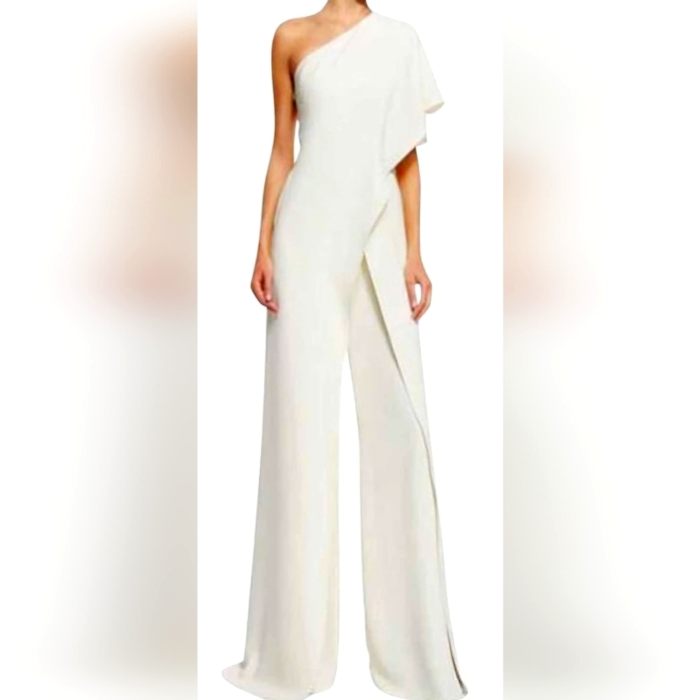 Elegant White Women's Jumpsuit